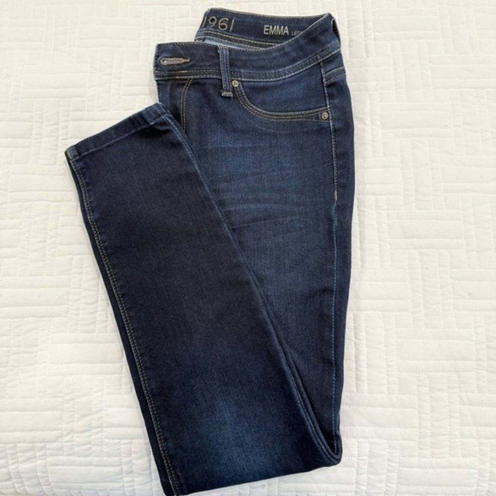 DL1961 Emma Legging Jeans Dark Wash Stretch Comfort Size 28